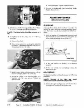 2005 Arctic Cat ATVs factory service and repair manual, Page 48