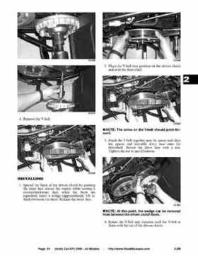 2005 Arctic Cat ATVs factory service and repair manual, Page 51