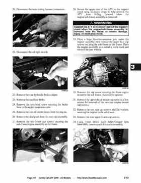 2005 Arctic Cat ATVs factory service and repair manual, Page 67