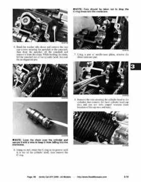 2005 Arctic Cat ATVs factory service and repair manual, Page 69