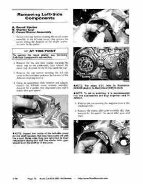 2005 Arctic Cat ATVs factory service and repair manual, Page 72
