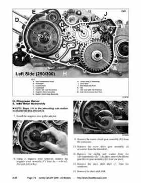 2005 Arctic Cat ATVs factory service and repair manual, Page 74