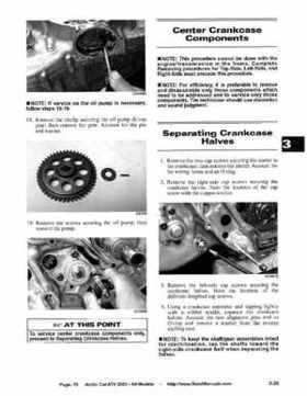 2005 Arctic Cat ATVs factory service and repair manual, Page 79