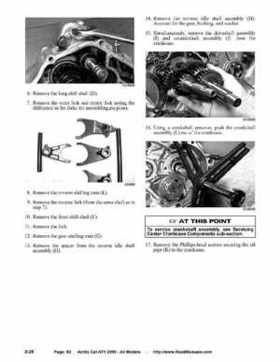 2005 Arctic Cat ATVs factory service and repair manual, Page 82