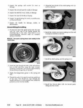 2005 Arctic Cat ATVs factory service and repair manual, Page 94