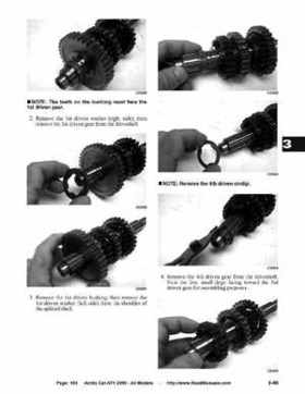 2005 Arctic Cat ATVs factory service and repair manual, Page 103
