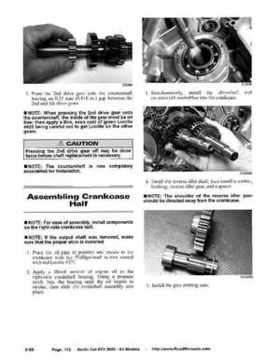 2005 Arctic Cat ATVs factory service and repair manual, Page 112