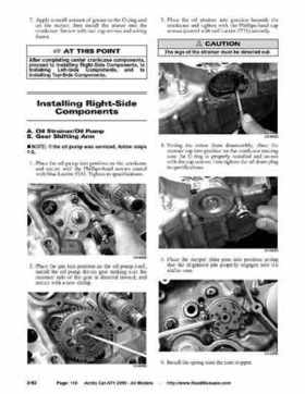 2005 Arctic Cat ATVs factory service and repair manual, Page 116