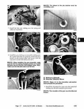 2005 Arctic Cat ATVs factory service and repair manual, Page 117