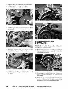 2005 Arctic Cat ATVs factory service and repair manual, Page 122