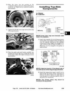2005 Arctic Cat ATVs factory service and repair manual, Page 123