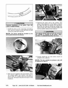2005 Arctic Cat ATVs factory service and repair manual, Page 124
