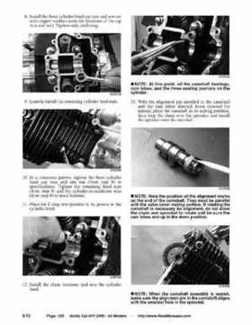 2005 Arctic Cat ATVs factory service and repair manual, Page 126