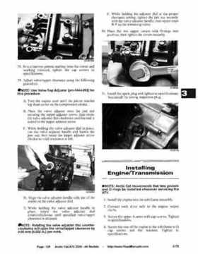 2005 Arctic Cat ATVs factory service and repair manual, Page 129