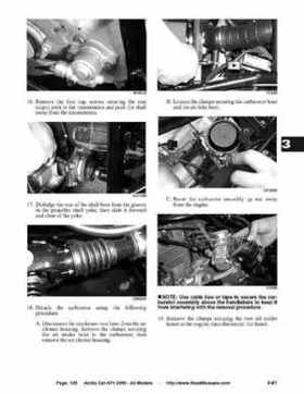 2005 Arctic Cat ATVs factory service and repair manual, Page 135