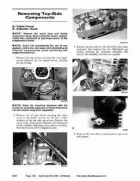 2005 Arctic Cat ATVs factory service and repair manual, Page 138