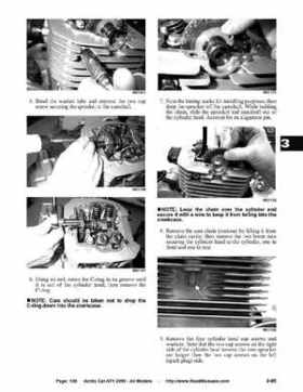2005 Arctic Cat ATVs factory service and repair manual, Page 139
