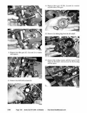 2005 Arctic Cat ATVs factory service and repair manual, Page 144