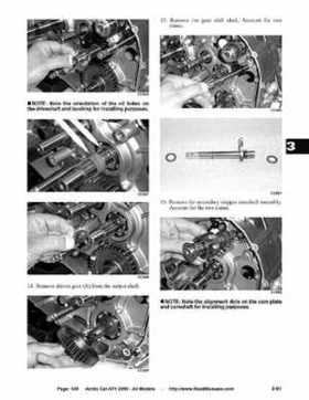 2005 Arctic Cat ATVs factory service and repair manual, Page 145