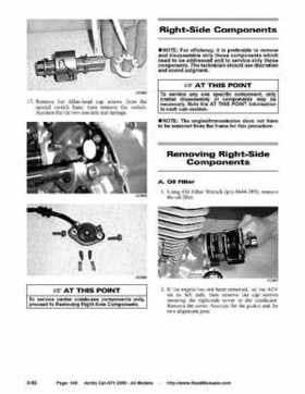 2005 Arctic Cat ATVs factory service and repair manual, Page 146