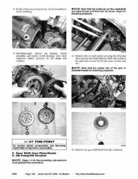 2005 Arctic Cat ATVs factory service and repair manual, Page 148