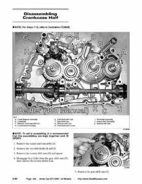 2005 Arctic Cat ATVs factory service and repair manual, Page 152