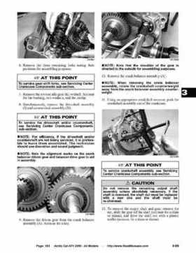 2005 Arctic Cat ATVs factory service and repair manual, Page 153