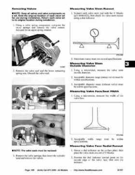 2005 Arctic Cat ATVs factory service and repair manual, Page 155