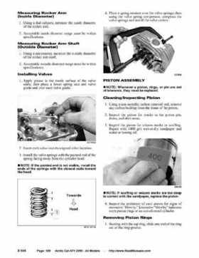 2005 Arctic Cat ATVs factory service and repair manual, Page 158
