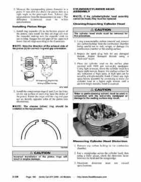 2005 Arctic Cat ATVs factory service and repair manual, Page 160