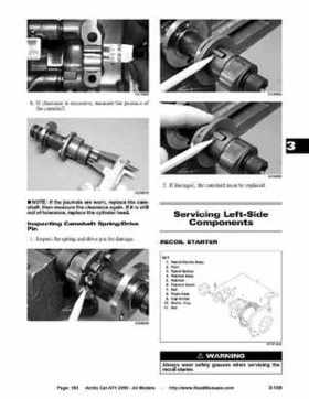 2005 Arctic Cat ATVs factory service and repair manual, Page 163