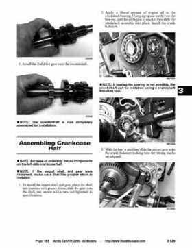 2005 Arctic Cat ATVs factory service and repair manual, Page 183