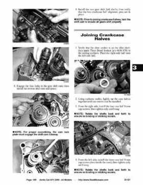 2005 Arctic Cat ATVs factory service and repair manual, Page 185