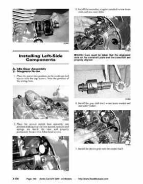 2005 Arctic Cat ATVs factory service and repair manual, Page 190