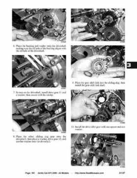 2005 Arctic Cat ATVs factory service and repair manual, Page 191