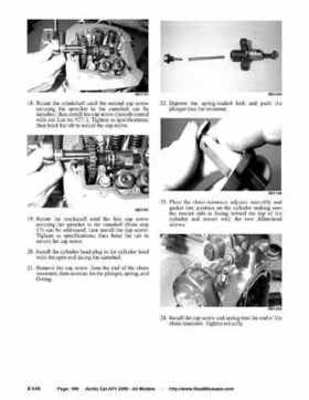 2005 Arctic Cat ATVs factory service and repair manual, Page 198