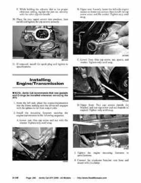 2005 Arctic Cat ATVs factory service and repair manual, Page 200