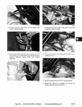 2005 Arctic Cat ATVs factory service and repair manual, Page 201