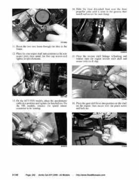 2005 Arctic Cat ATVs factory service and repair manual, Page 202