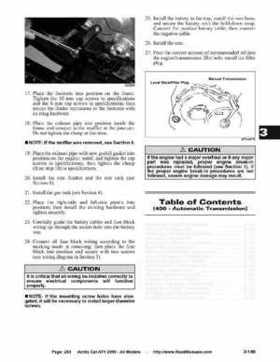 2005 Arctic Cat ATVs factory service and repair manual, Page 203