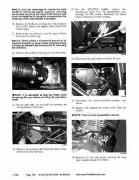 2005 Arctic Cat ATVs factory service and repair manual, Page 206