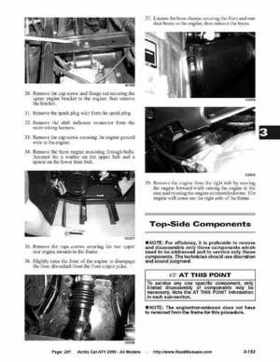 2005 Arctic Cat ATVs factory service and repair manual, Page 207