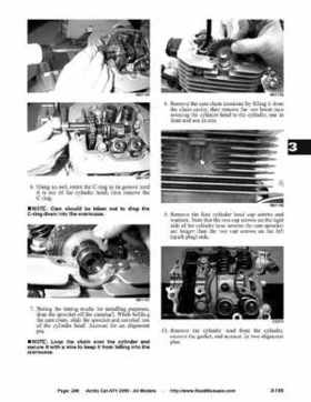 2005 Arctic Cat ATVs factory service and repair manual, Page 209