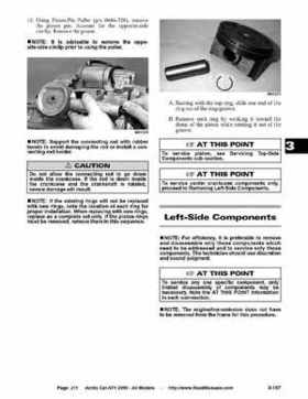 2005 Arctic Cat ATVs factory service and repair manual, Page 211