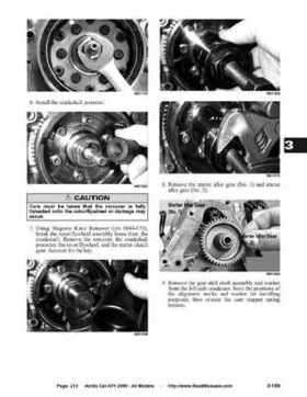 2005 Arctic Cat ATVs factory service and repair manual, Page 213