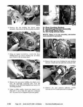 2005 Arctic Cat ATVs factory service and repair manual, Page 216