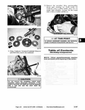 2005 Arctic Cat ATVs factory service and repair manual, Page 221