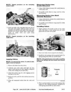 2005 Arctic Cat ATVs factory service and repair manual, Page 225