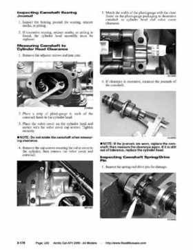 2005 Arctic Cat ATVs factory service and repair manual, Page 230