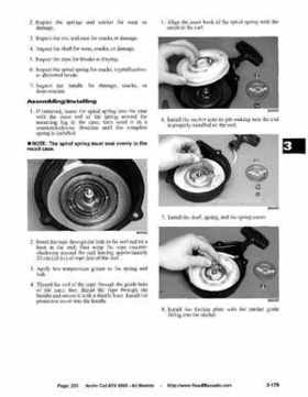 2005 Arctic Cat ATVs factory service and repair manual, Page 233